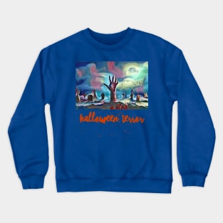 Halloween Terror Graveyard Crewneck Sweatshirt